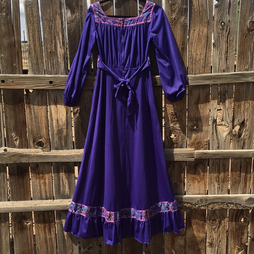 Rags by Kressandra 70’s purple prairie dress